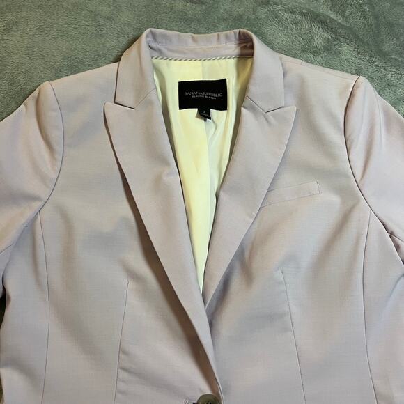 Banana Republic Italian Wool Lavender Blazer - Picture 6 of 13